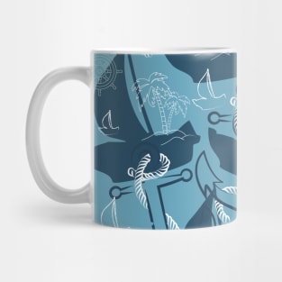 Sailor's Dreams Seamless Pattern Mug